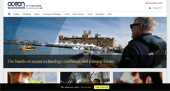Desktop Screenshot of oceanbusiness.com